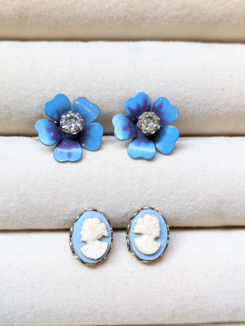 2 pairs of Tiny Vintage Earrings